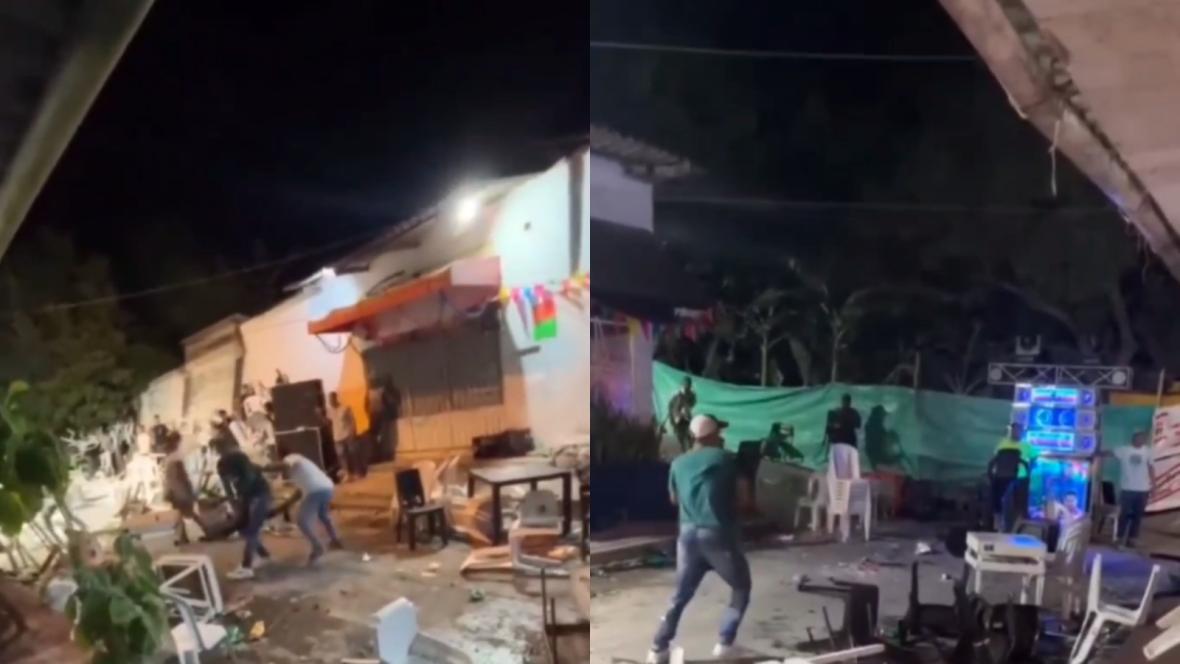 El miedo se tomó a la comunidad cuando de repente se registró una batalla campal en un evento de Carnaval que se estaba llevando a cabo en la carrera 17 entre calles 20a y 20b, del barrio Piñique de Baranoa.